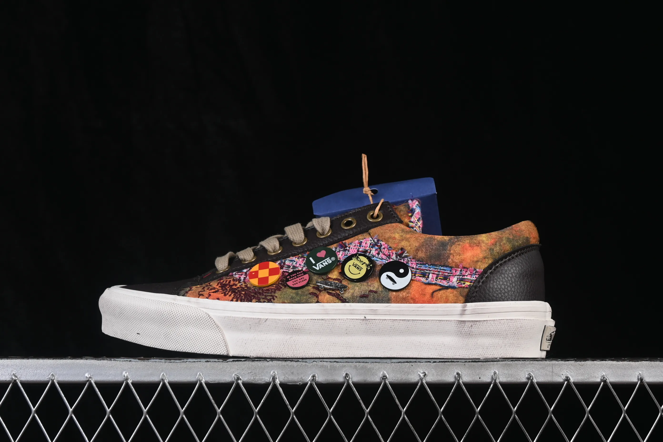 All categories Vans Vans series Vans Low Vans low top Vans Premium Old Skool 36 Vans distressed dirty shoes VN000D9RENB